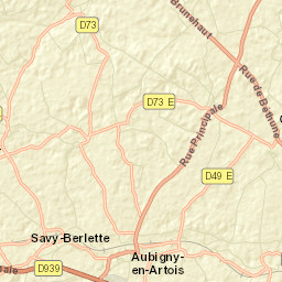 Aubigny-en-Artois Street Map