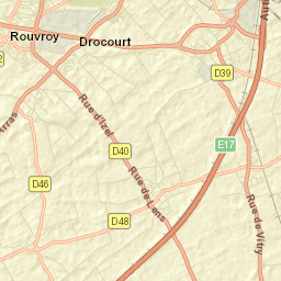Drocourt Street Map