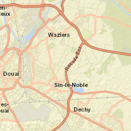 Douai Street Map