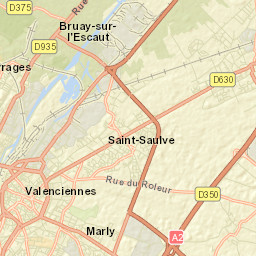 Valenciennes Street Map