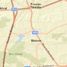 Fosses-la-Ville Street Map