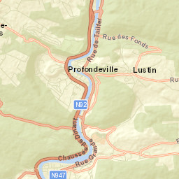Profondeville Street Map