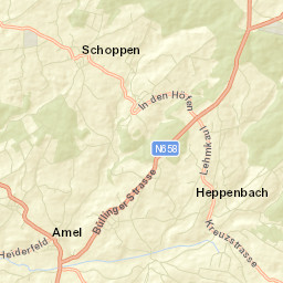 Amblève Street Map