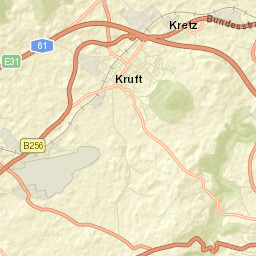 Kruft Street Map