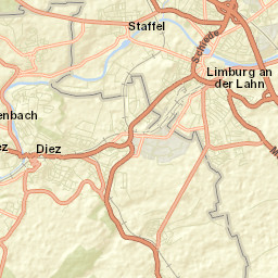 Diez Street Map