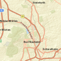 Bad Nauheim Street Map