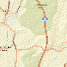 Echzell Street Map