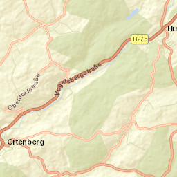 Hirzenhain Street Map