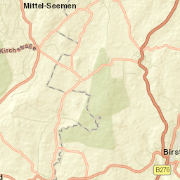 Birstein Street Map