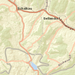 Schalkau Street Map
