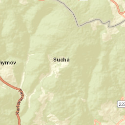 Jáchymov Street Map