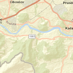 Kadaň Street Map