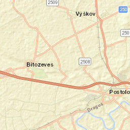 Postoloprty Street Map