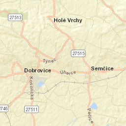 Dobrovice Street Map