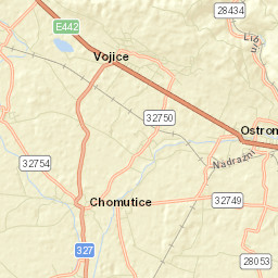 Ostroměř Street Map