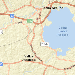 Česká Skalice Street Map