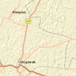 Głogówek Street Map