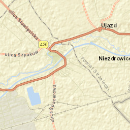 Sławięcice Street Map