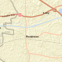 Rudziniec Street Map