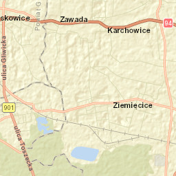Pyskowice Street Map