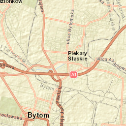 Radzionków Street Map