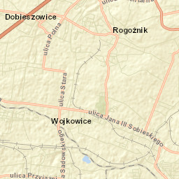 Wojkowice Street Map