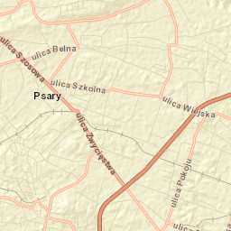 Strzyżowice Street Map