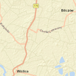 Wiślica Street Map