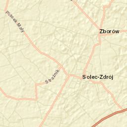 Solec-Zdrój Street Map
