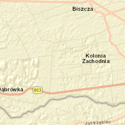 Biszcza Street Map