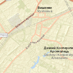 Kriukivschina Street Map