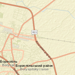 Boryspil’ Street Map