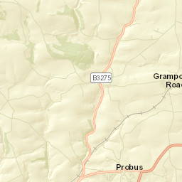 Probus Street Map
