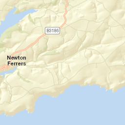 Newton Ferrers Street Map