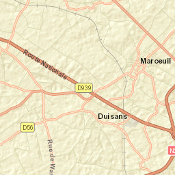 Duisans Street Map