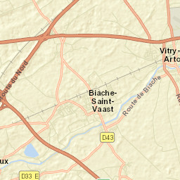 Rœux Street Map