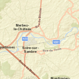 Merbes-le-Château Street Map