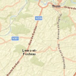 Thuin Street Map