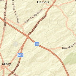 Hamois Street Map
