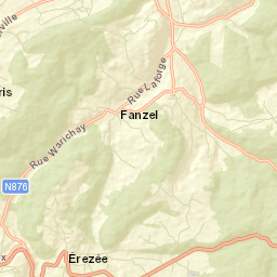 Érezée Street Map