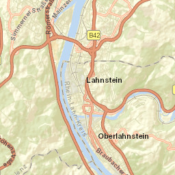 Lahnstein Street Map