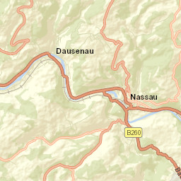 Dausenau Street Map