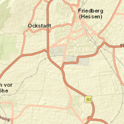 Friedberg Street Map