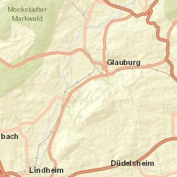 Glauburg Street Map