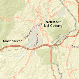 Neustadt bei Coburg Street Map