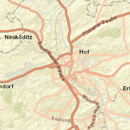 Hof Street Map