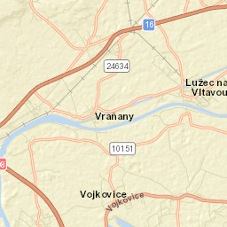 Lužec nad Vltavou Street Map