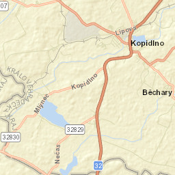 Kopidlno Street Map
