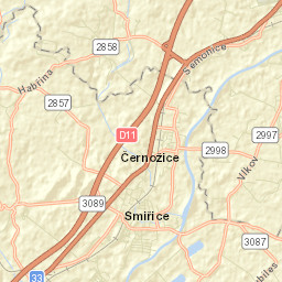 Černožice Street Map
