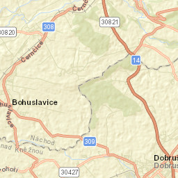 Dobruška Street Map